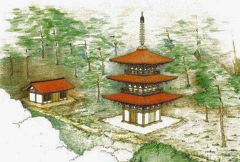 まんのう町中寺廃寺仏塔