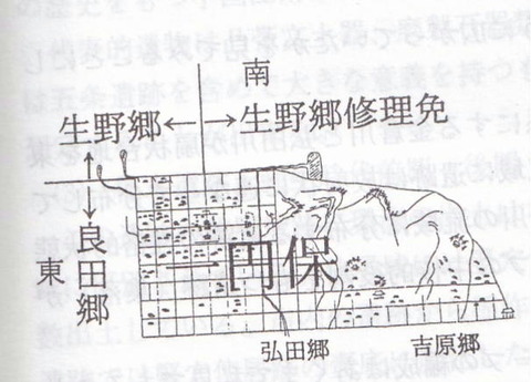 一円保絵図 周辺との境界