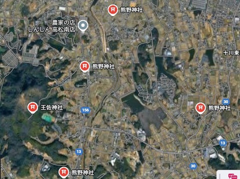 髙松市十郷町の熊野神社