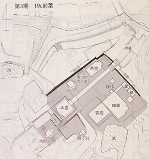 郷照寺 19世紀前半 伽藍図