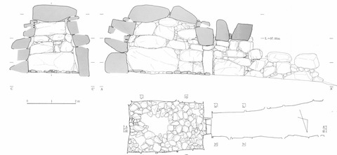 安造田3号 石室構造