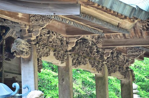 箸蔵寺拝殿 彫刻6