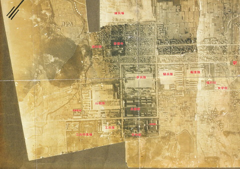 善通寺航空写真　１９２２年１１月