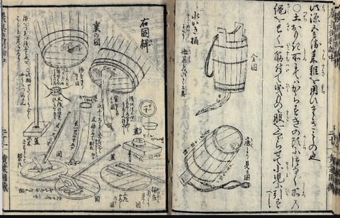 水やり桶 『農具便利論』