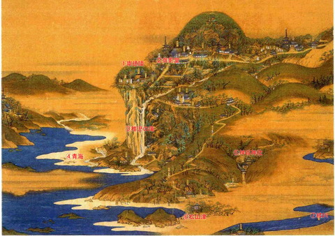 白峯寺古図
