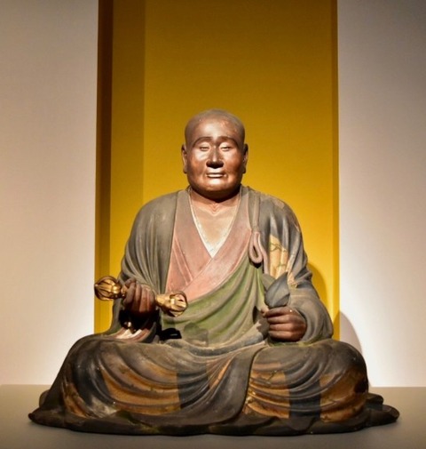 《聖宝坐像》 吉野右京種久作 江戸時代 延宝2年(1674) 醍醐寺蔵