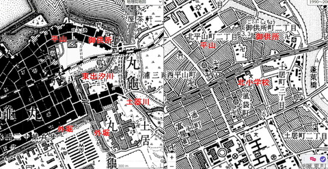 丸亀市御供所・平山町