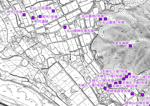 まんのう町長炭の古墳群