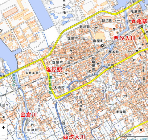丸亀　西出汐川・塩屋