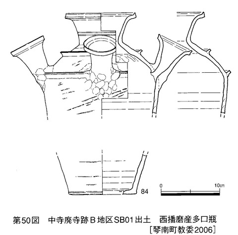 中寺廃寺　多口瓶
