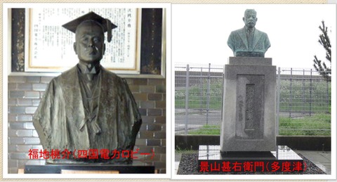 景山甚右衛門と福沢桃介