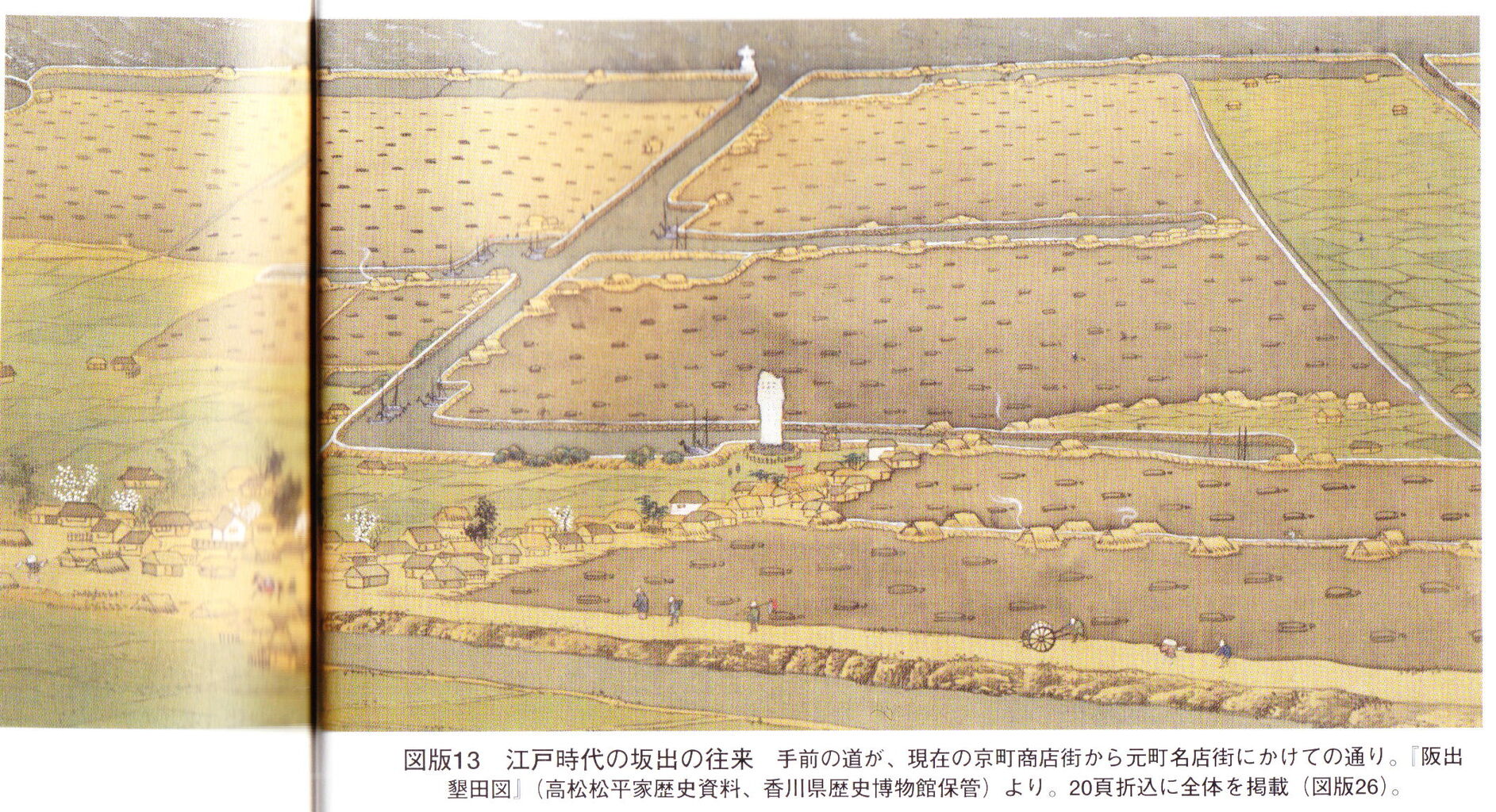 讃岐の港町 坂出墾田図に昔の海岸線を読む : 瀬戸の島から