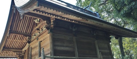 川田八幡神社本殿２　山川町
