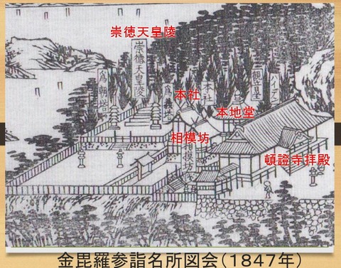 頓證寺 金毘羅参詣名所図会