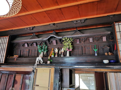 粟島　廻船問屋の神棚２　２０１９年瀬戸芸会場