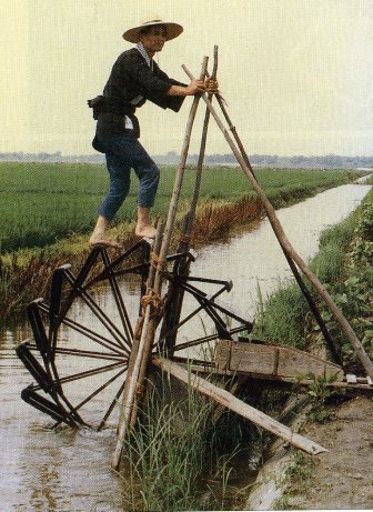 足踏み揚水機
