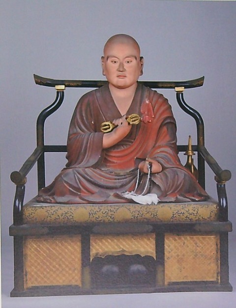 威徳院の弘法大師座像 清水龍慶