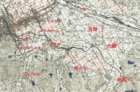 条里制　丸亀平野南部　大堀居館跡