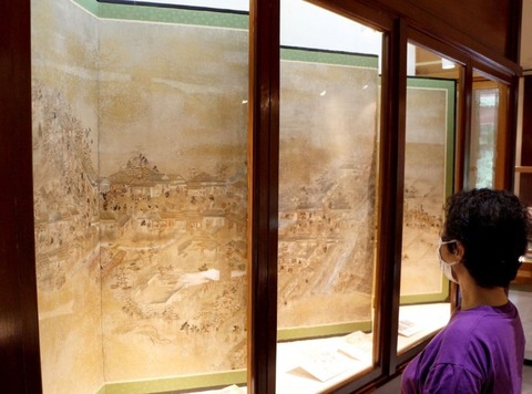 金毘羅大祭行列屏風図 10