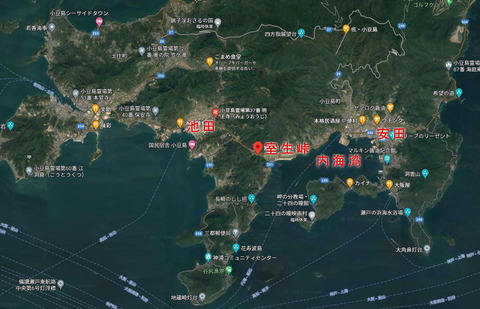 小豆島　地図