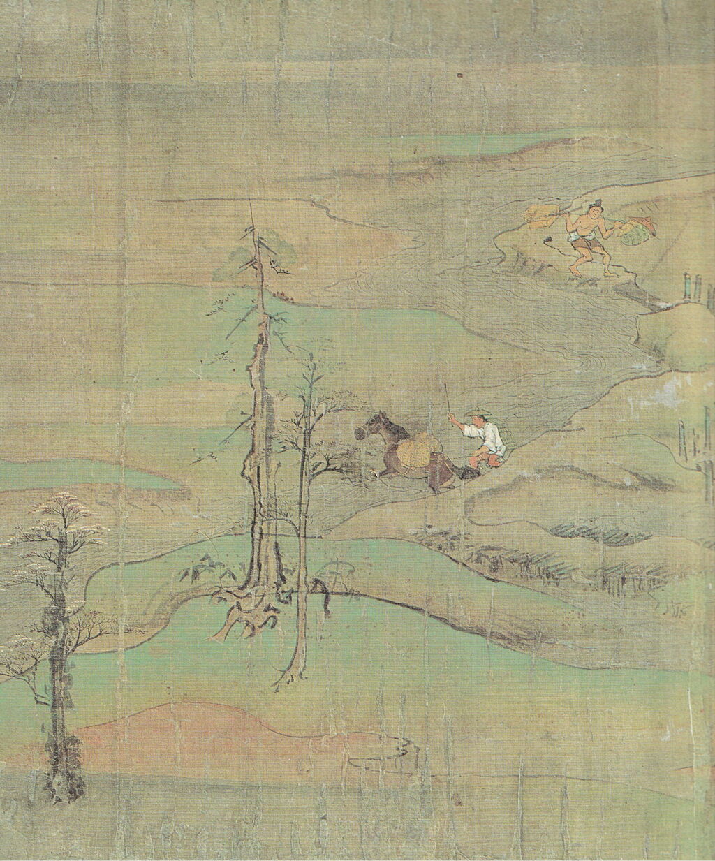 一遍上人絵伝を読むNO15 中世の主要街道に架かる橋は、板橋で