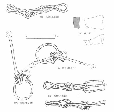安造田3号 馬具