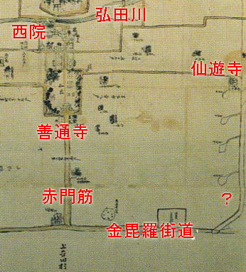 善通寺村略図拡大