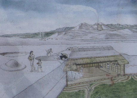 黒井峯・西組遺跡復元模型4