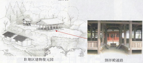 中寺廃寺　Bゾーン割拝殿跡