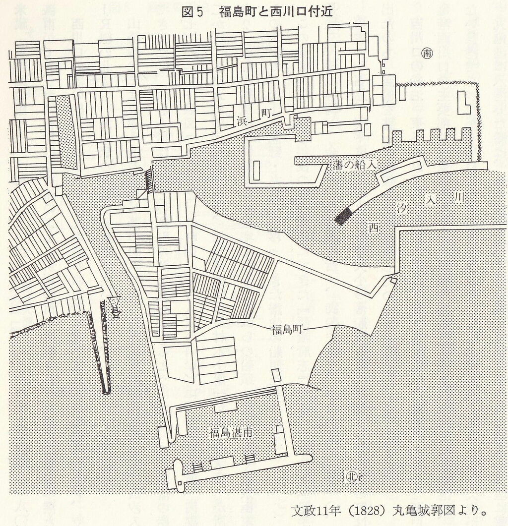 金毘羅丸亀街道 金毘羅参詣名所図会に見る丸亀街道 三軒家まで 金毘羅丸亀街道 金毘羅参詣名所図会に見る丸亀街道 三軒家まで