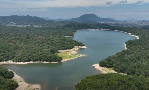 満濃池 五毛方面から2