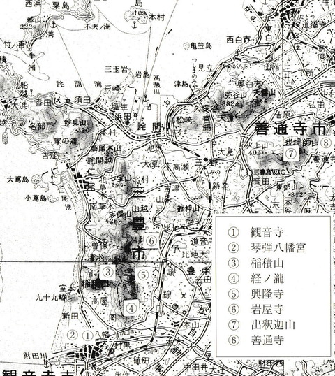 七宝山縁起 行道ルート3