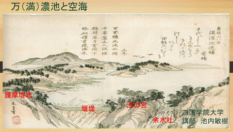 満濃池遊鶴