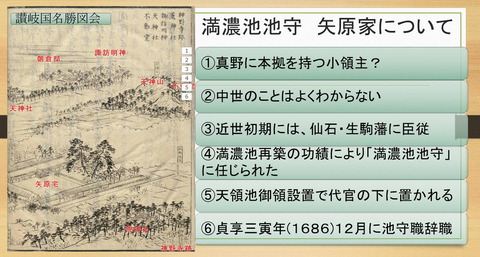 満濃池池守 矢原家について