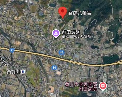 宮處八幡宮と田楽と前田氏