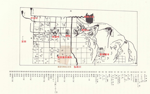 一円保絵図の旧練兵場遺跡