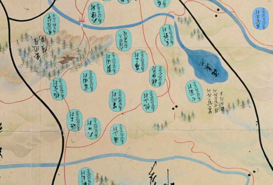Amazon | 絵図（城郭図） 香川県 讃岐國 高松城 歴代城主名 歴史