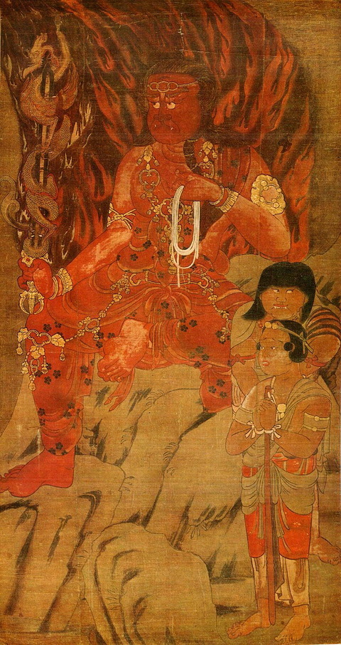 高野山 明王院の赤不動