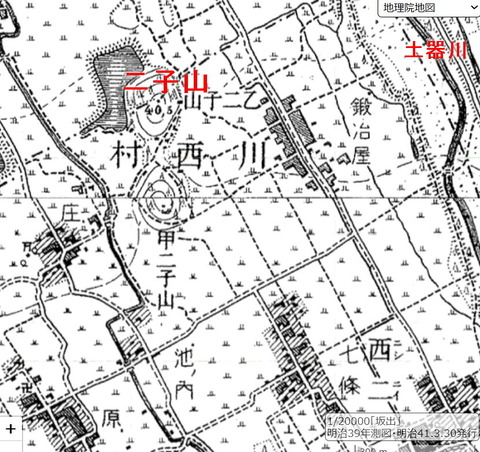 丸亀市二子山　明治３９年
