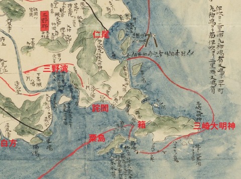 三野郡　荘内半島　讃岐国地図