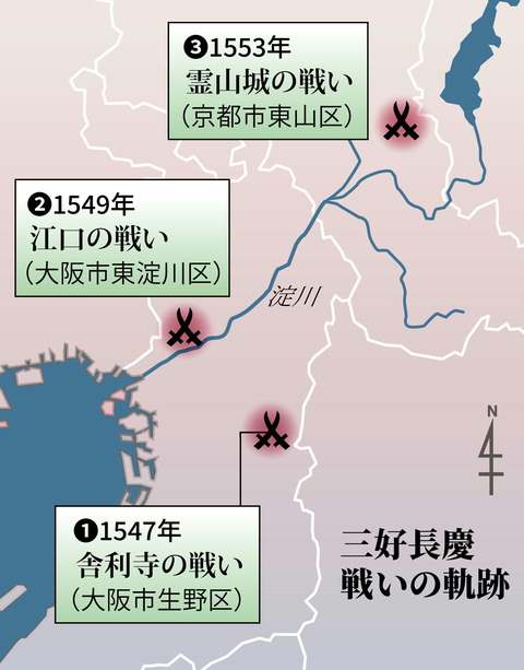 三好長慶の戦い