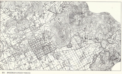 一円保絵図 現地比定