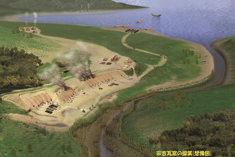 宗吉瓦窯　想像イラスト