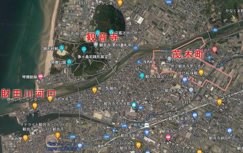 観音寺茂木町　地図