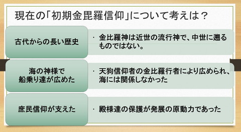 新しい「金毘羅信仰」観