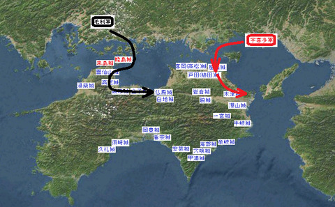 四国征伐・宇喜多軍
