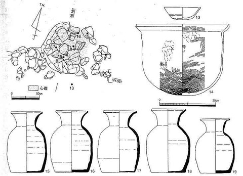 中寺廃寺Aゾーン　塔跡地鎮