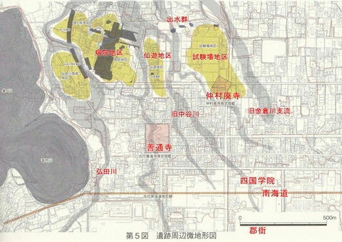 旧練兵場遺跡 詳細図