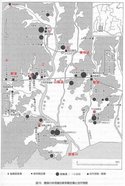 播磨揖保川流域の終末期古墳と古代寺院