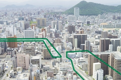 1 高松城 外堀と西浜
